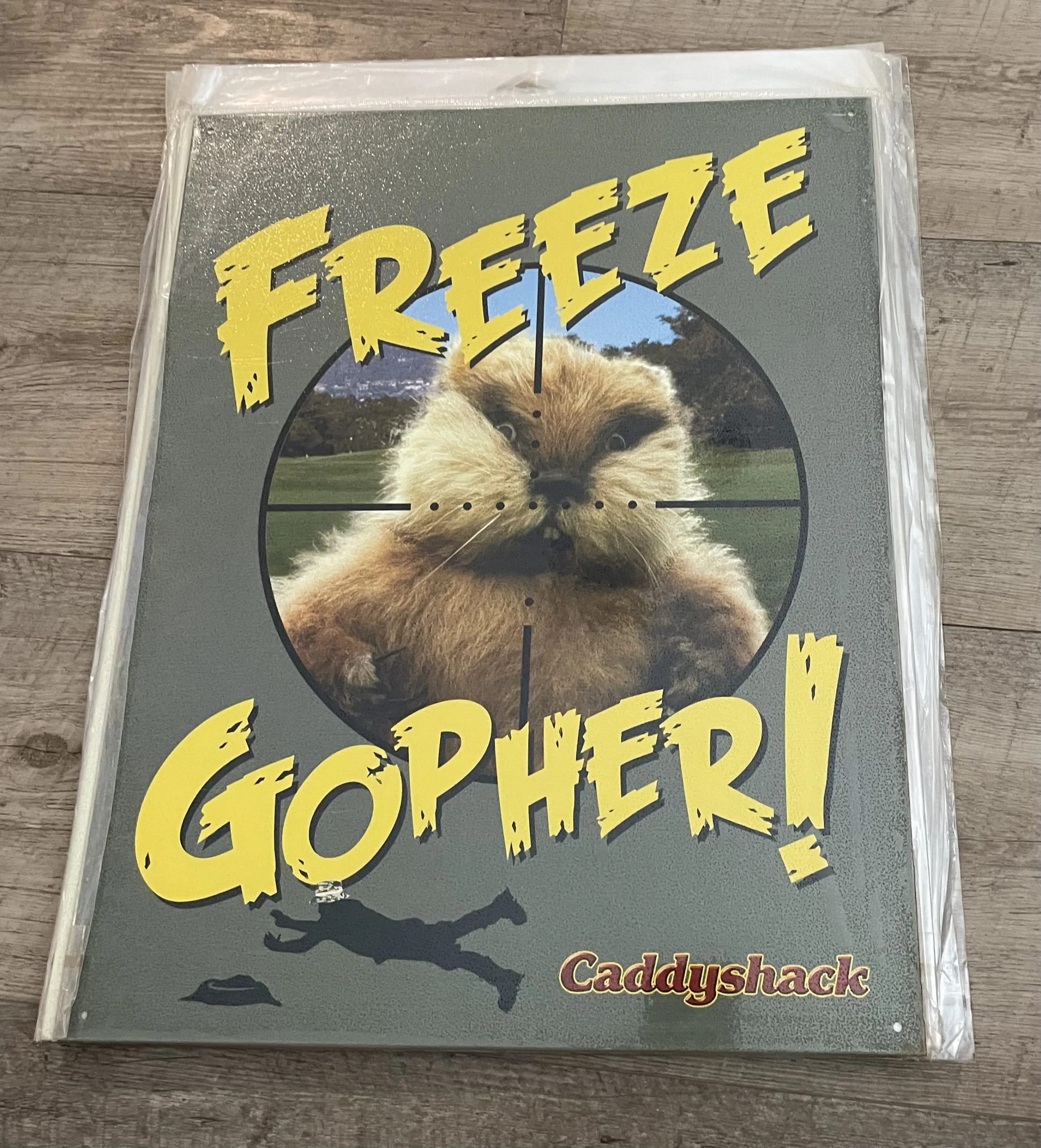 Freeze Gopher (Caddy Shack) - Tin Signs Metal Sign