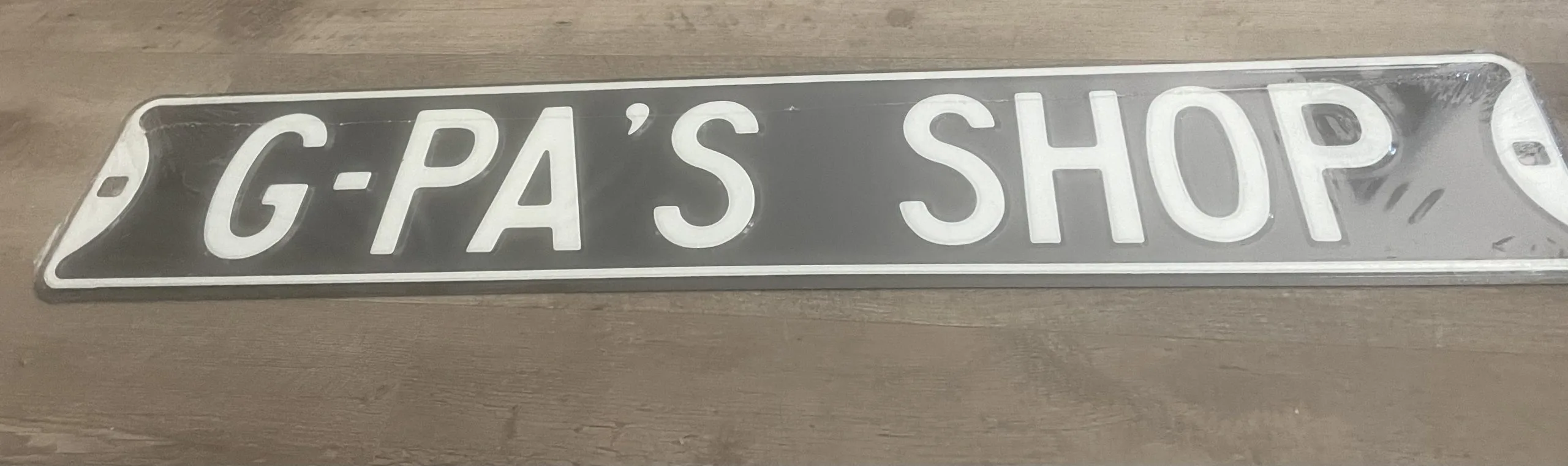 G-Pa’s Shop - Street Signs Metal Sign