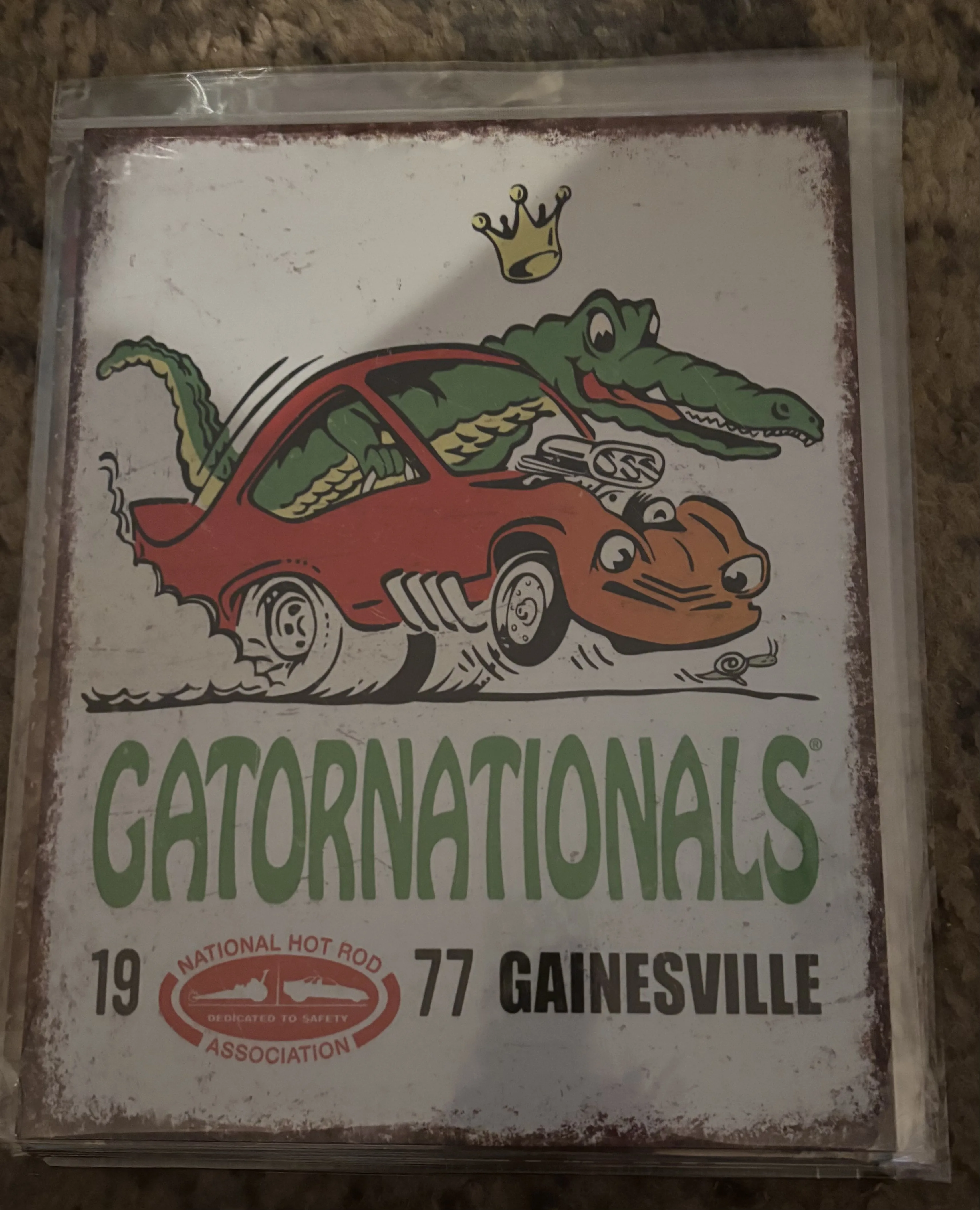 Gatornationals 1977-Gainesville - Tin Signs Metal Sign