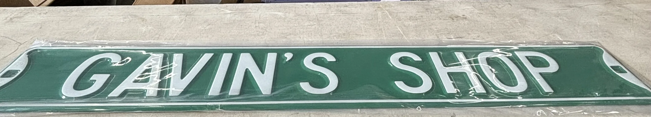 Gavin's Shop - Street Signs Metal Sign