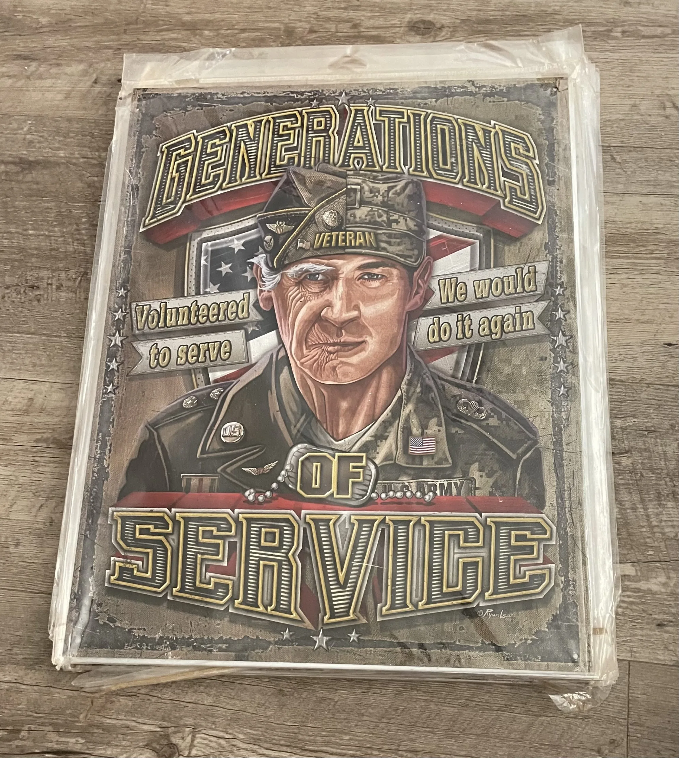 Generations Of Service - Tin Signs Metal Sign