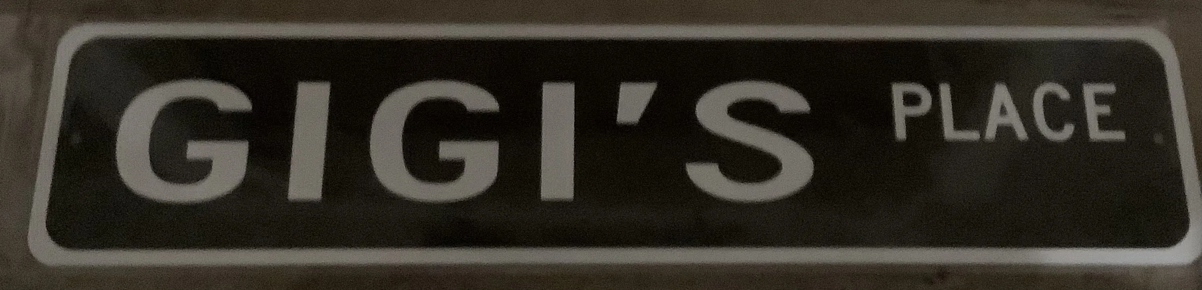 Gigi's Place (Aluminum) - Aluminum Signs Metal Sign