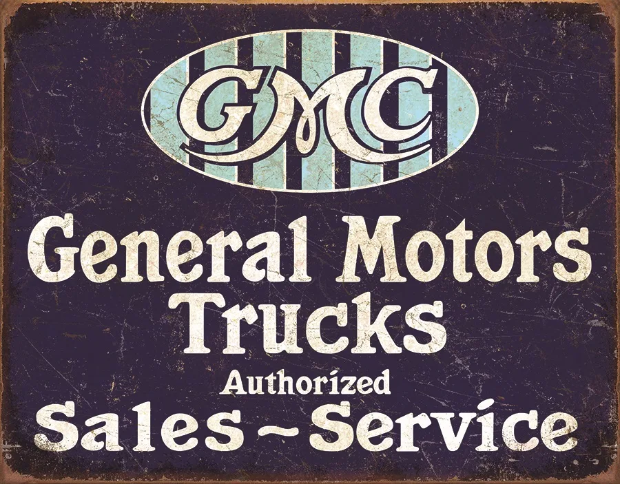 GMC - General Motors Trucks - Tin Signs Metal Sign