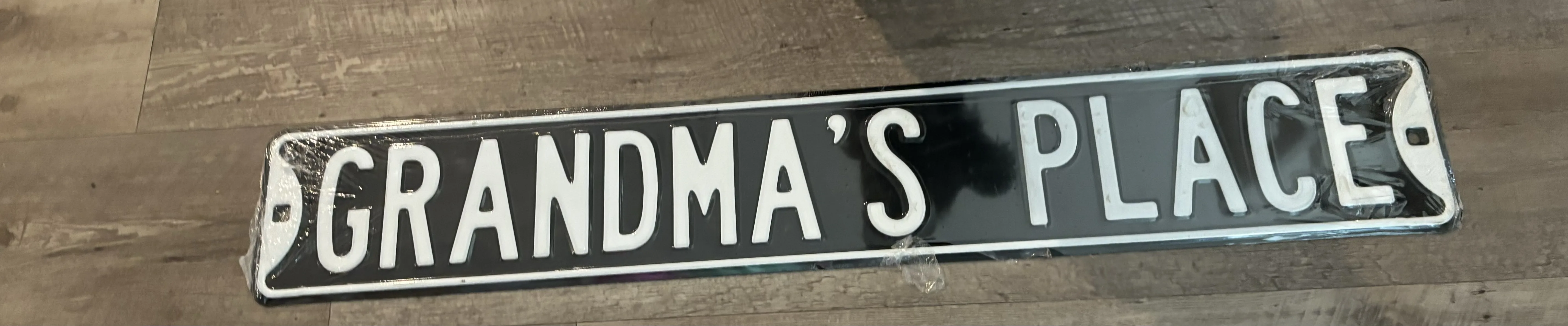 Grandma's Place - Street Signs Metal Sign