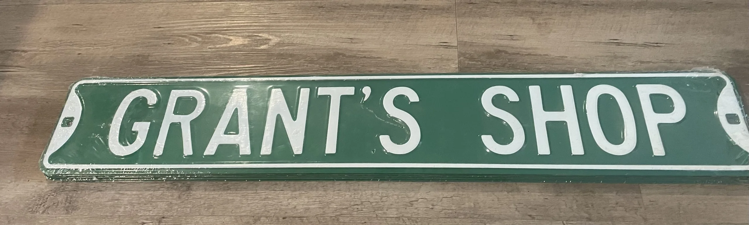 Grant's Shop - Street Signs Metal Sign