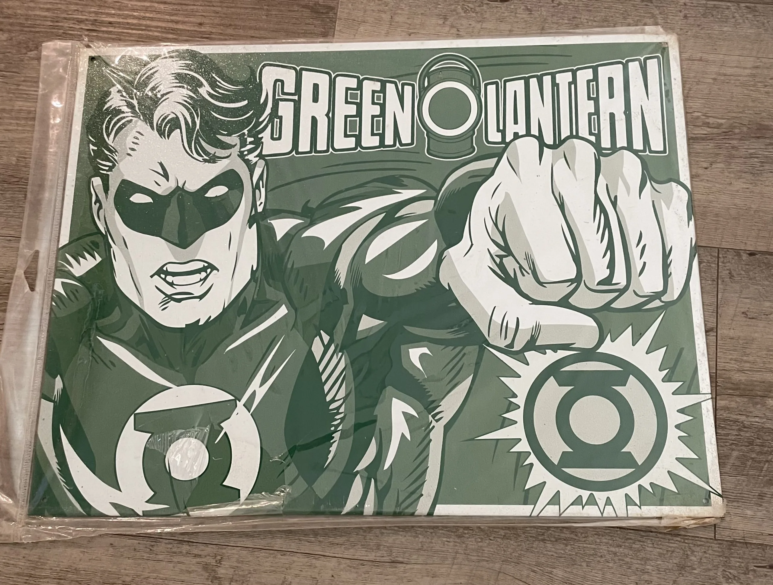 Green Lantern (Duo Tone) - Tin Signs Metal Sign