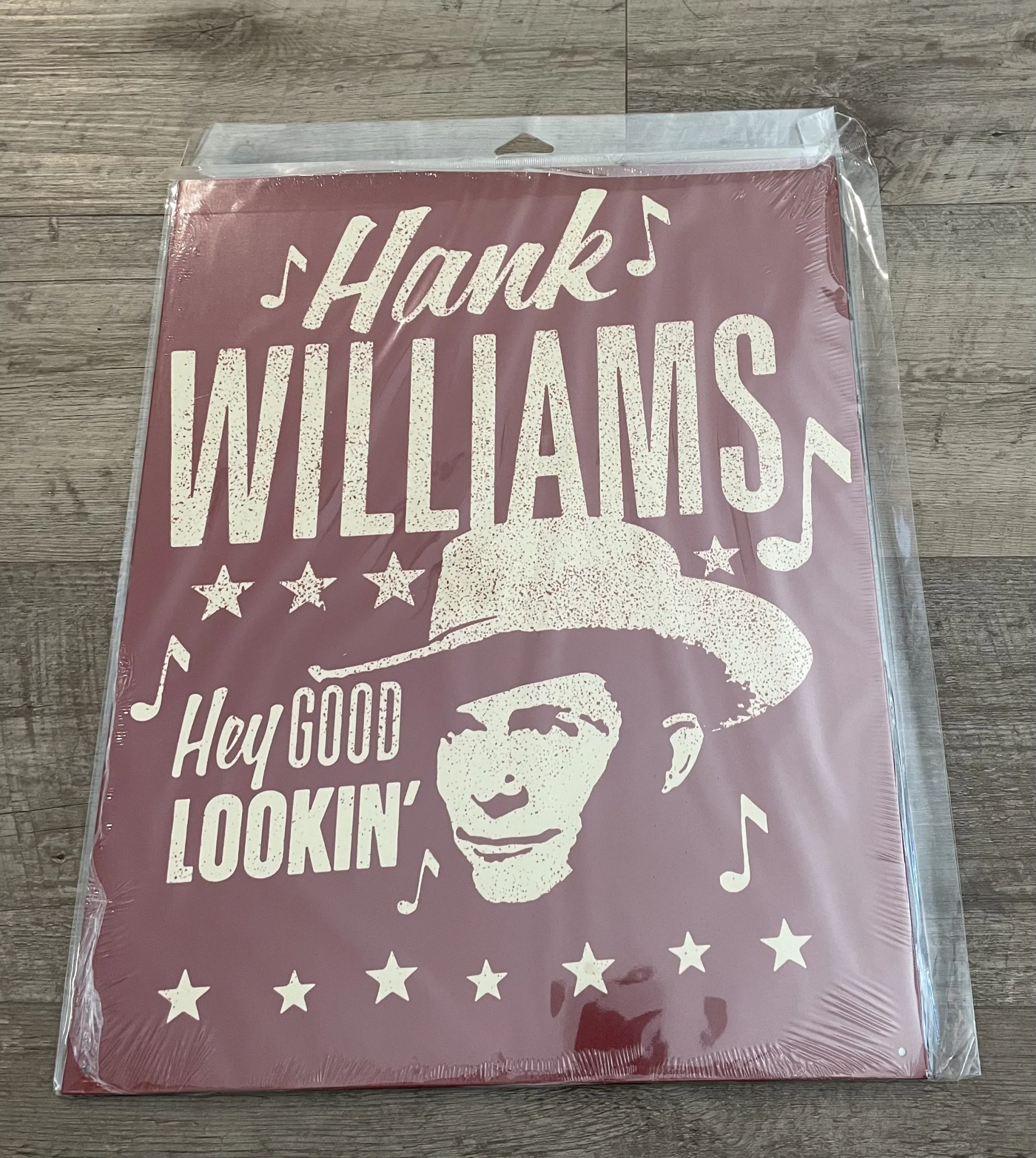Hank Williams-Hey Good Lookin' - Music Metal Sign