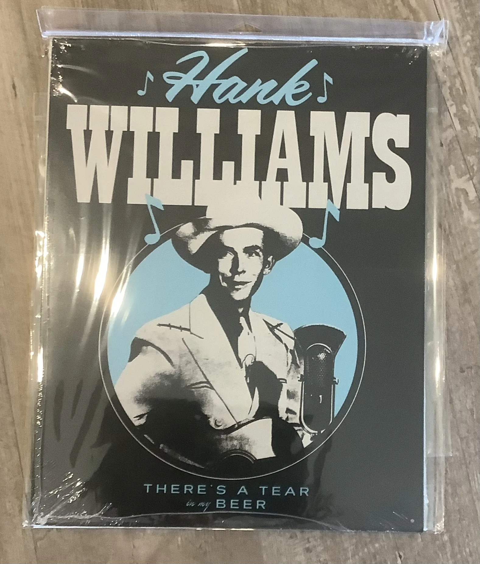 Hank Williams-There’s a Tear in My Beer - Tin Signs Metal Sign