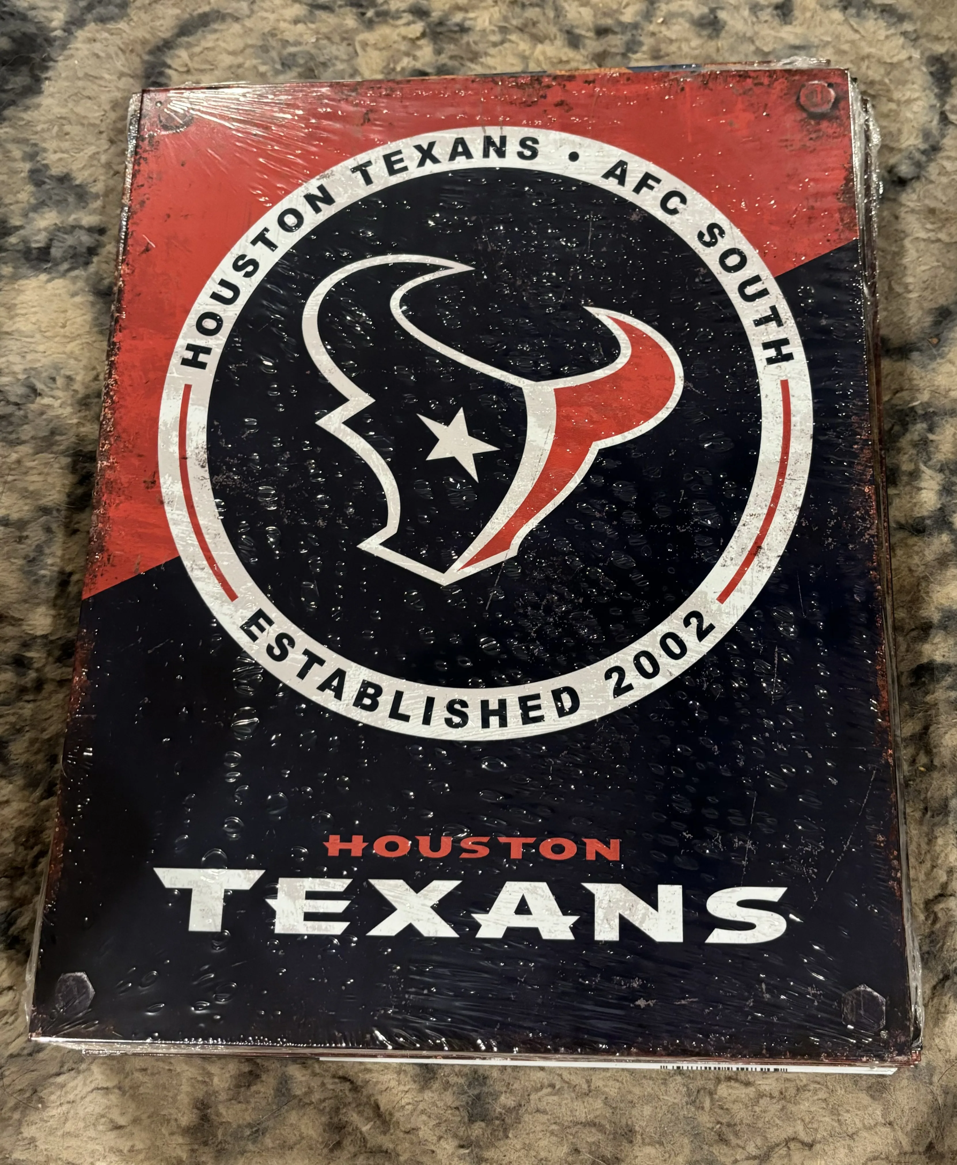 Houston Texans-AFC-South Est. 2002 - Tin Signs Metal Sign