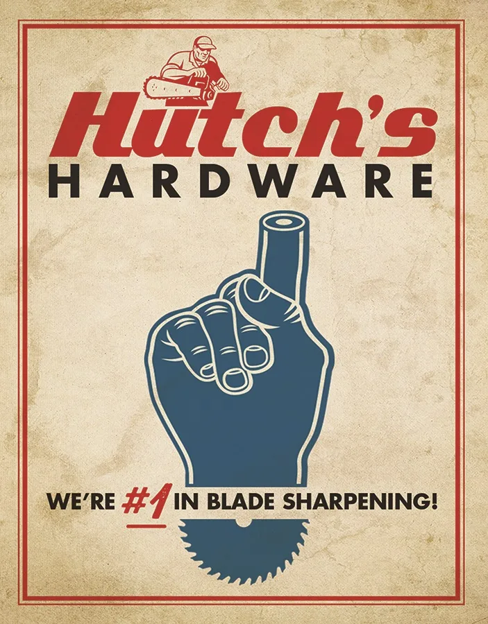 Hutch's Hardware - Tin Signs Metal Sign
