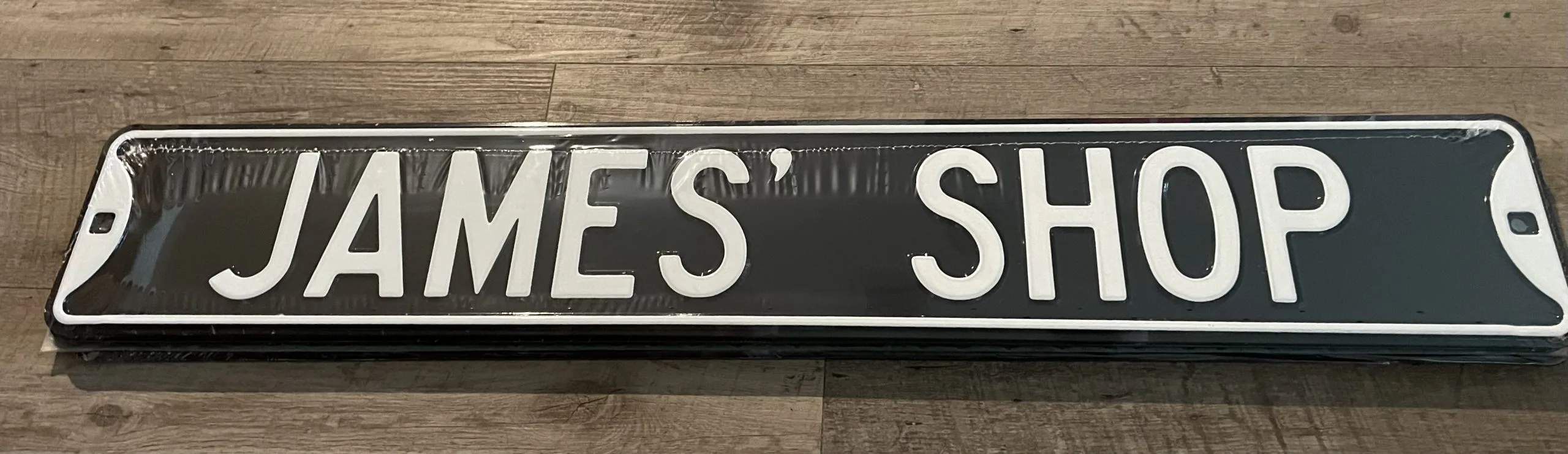 James' Shop - Street Signs Metal Sign