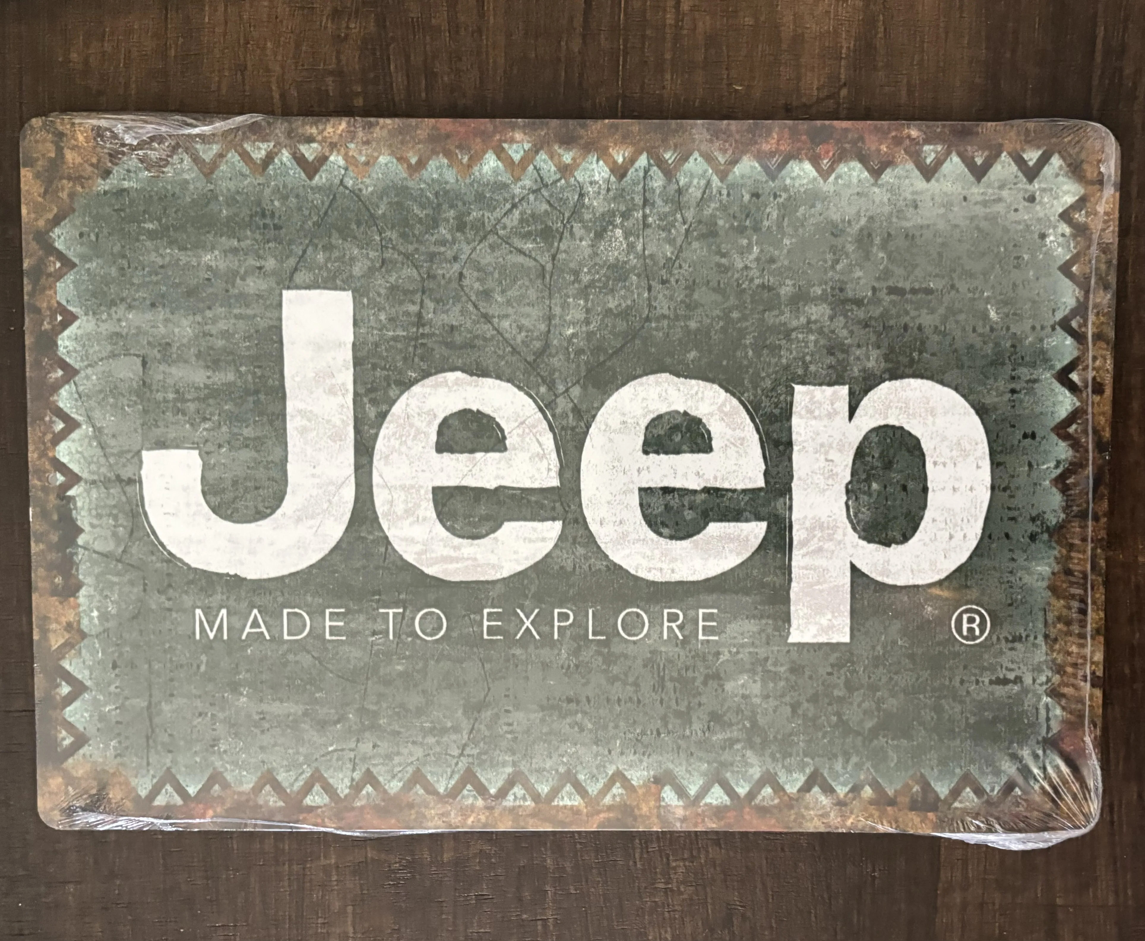 Jeep-Made To Explore - Automotive Metal Sign
