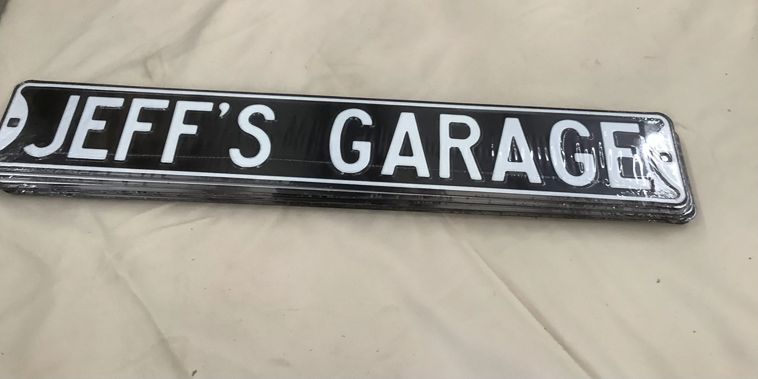 Jeff’s Garage - Street Signs Metal Sign