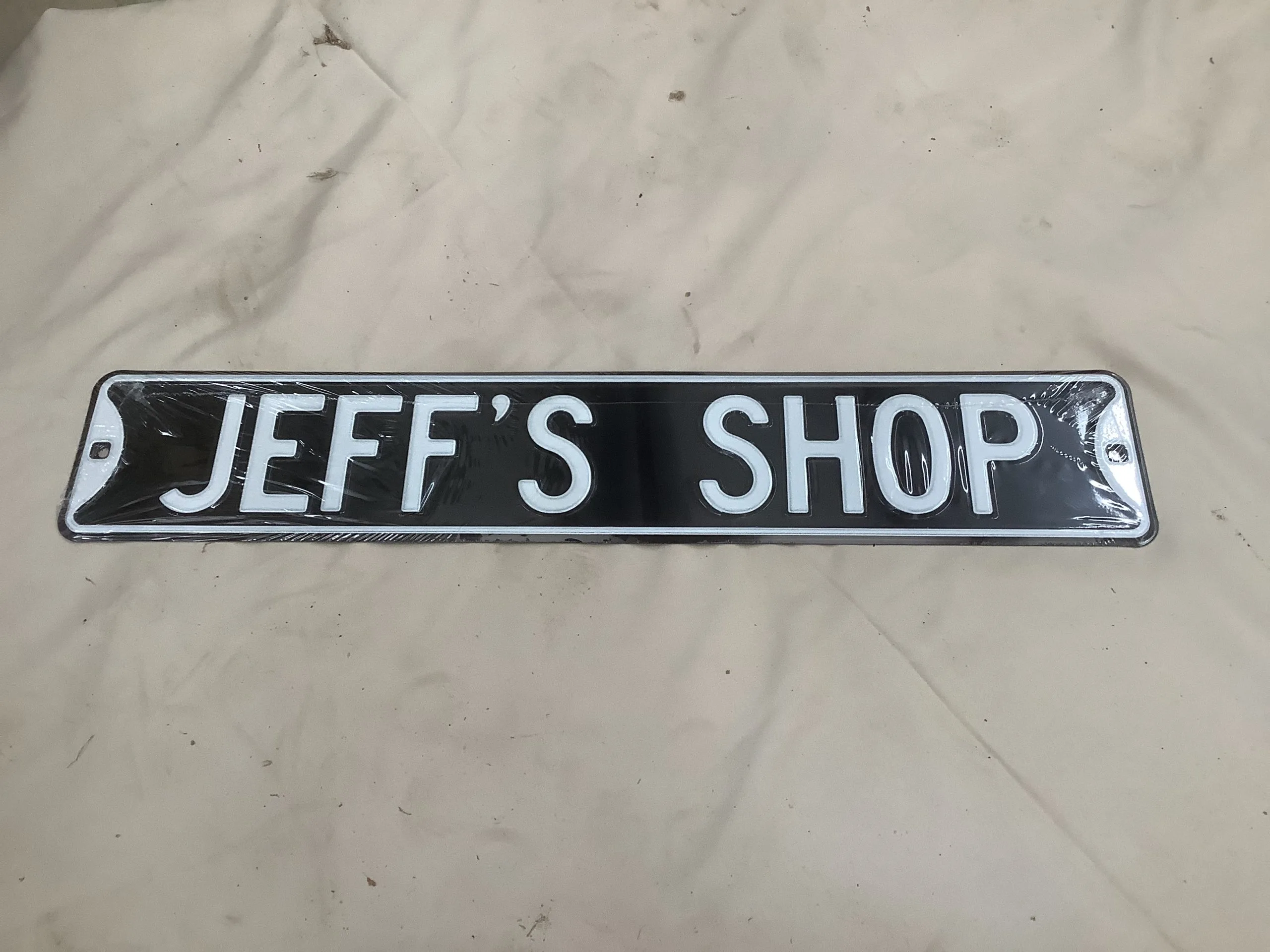 Jeff’s Shop - Street Signs Metal Sign