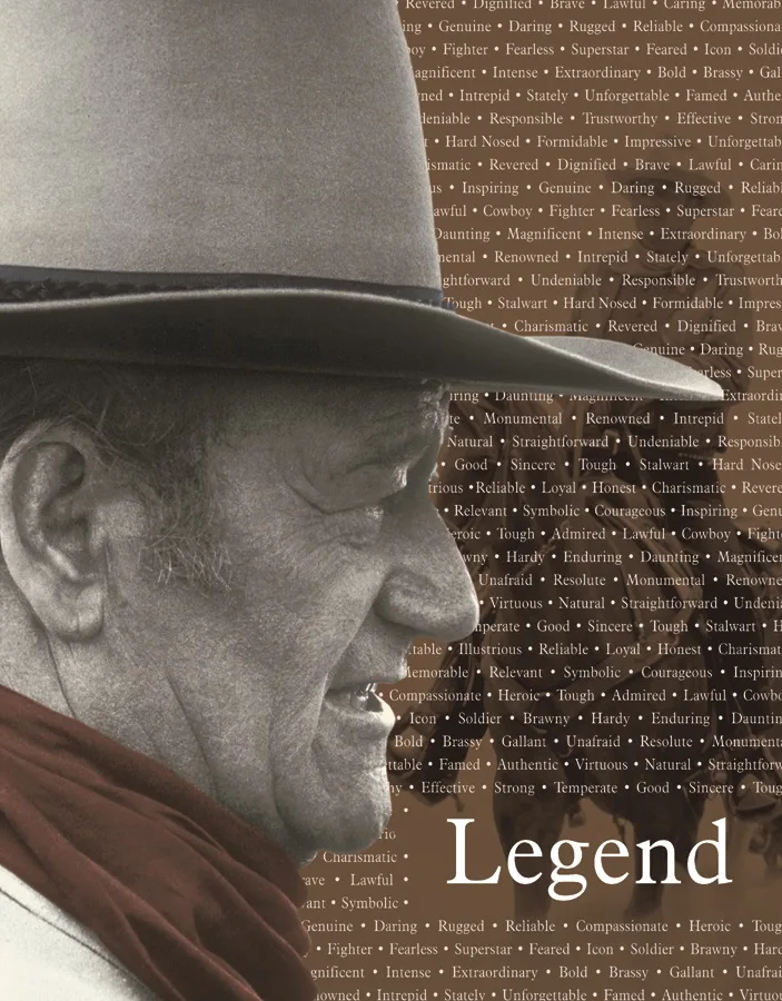 John Wayne - Legend - Tin Signs Metal Sign