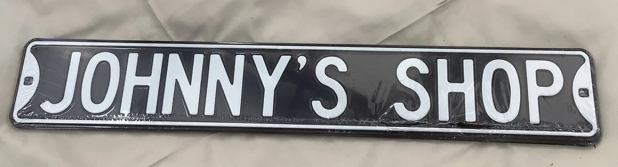 Johnny’s Shop - Street Signs Metal Sign