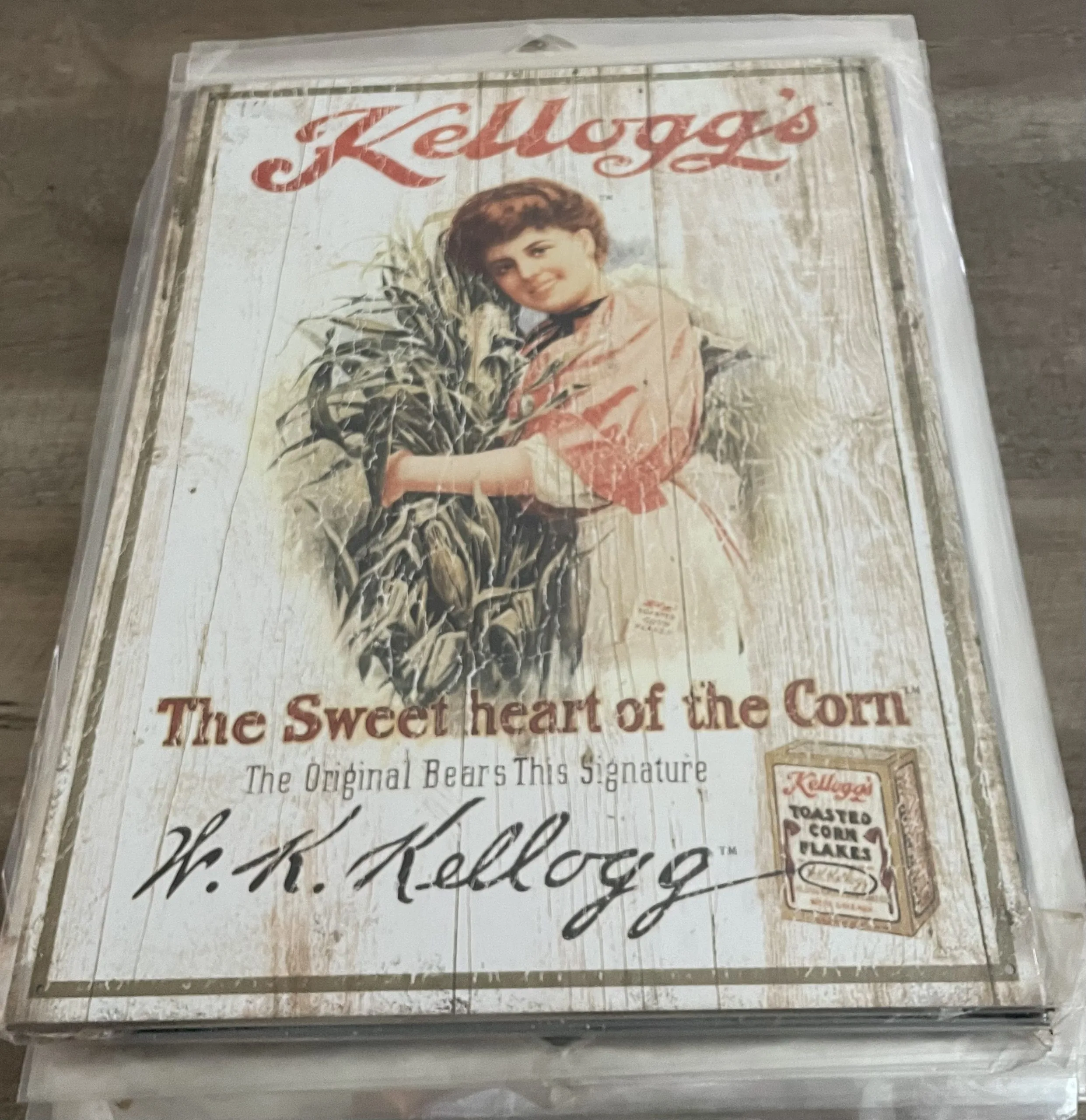 Kellogg's-The Sweetheart Of The Corn - Tin Signs Metal Sign