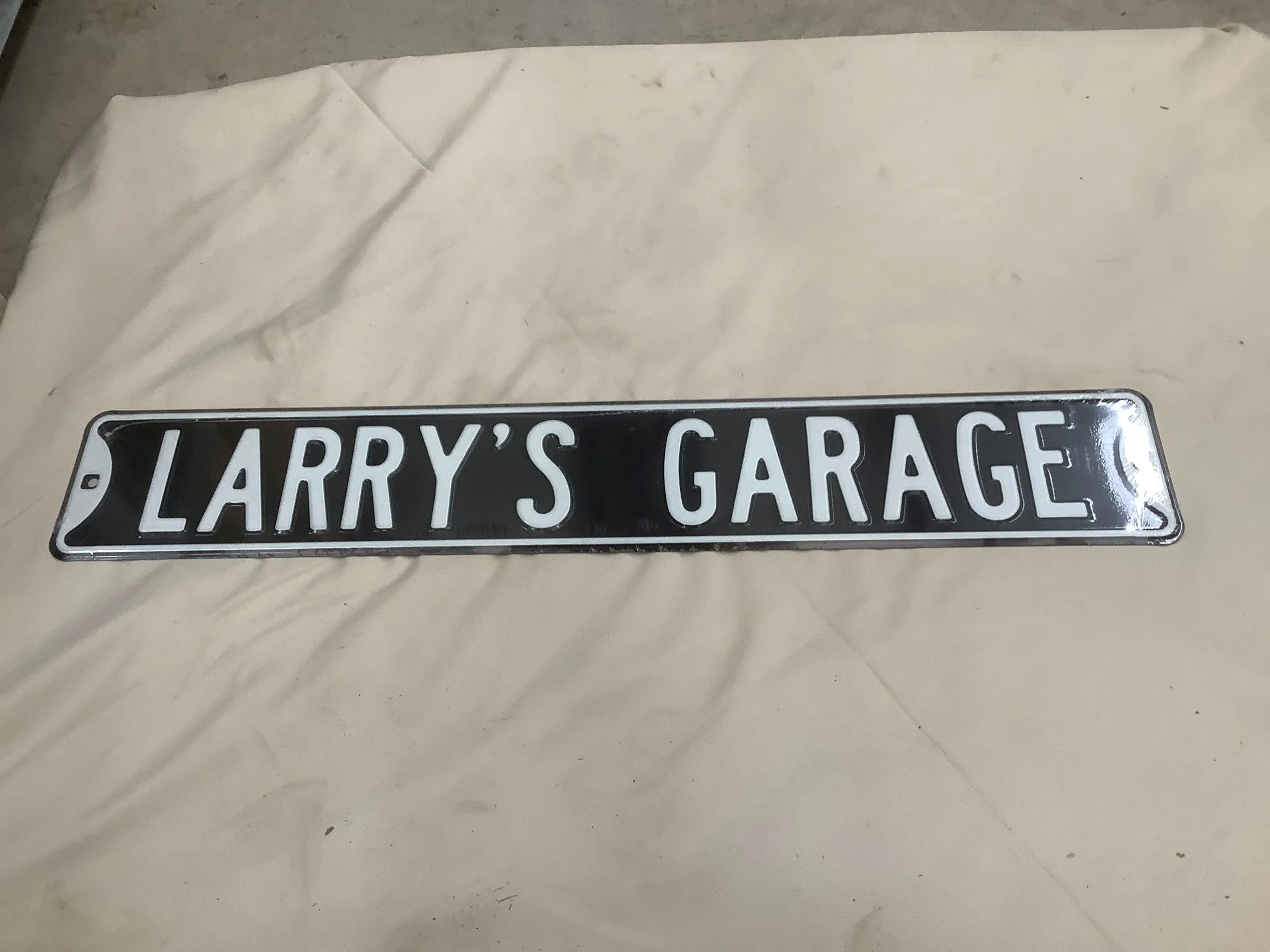 Larry’s Garage - Street Signs Metal Sign