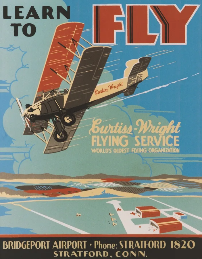 Learn To Fly (Airplane) - Tin Signs Metal Sign