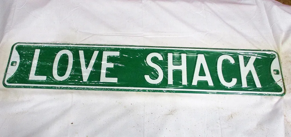 Love Shack - Street Signs Metal Sign
