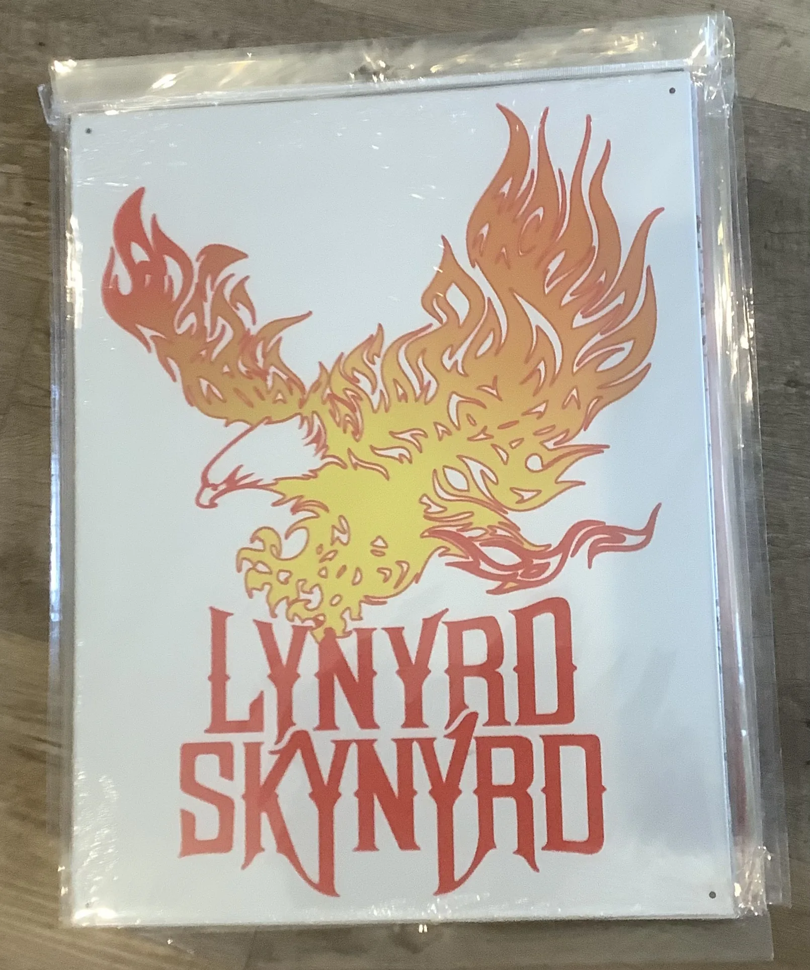 Lynyrd Skynyrd-Flaming Eagle - Tin Signs Metal Sign