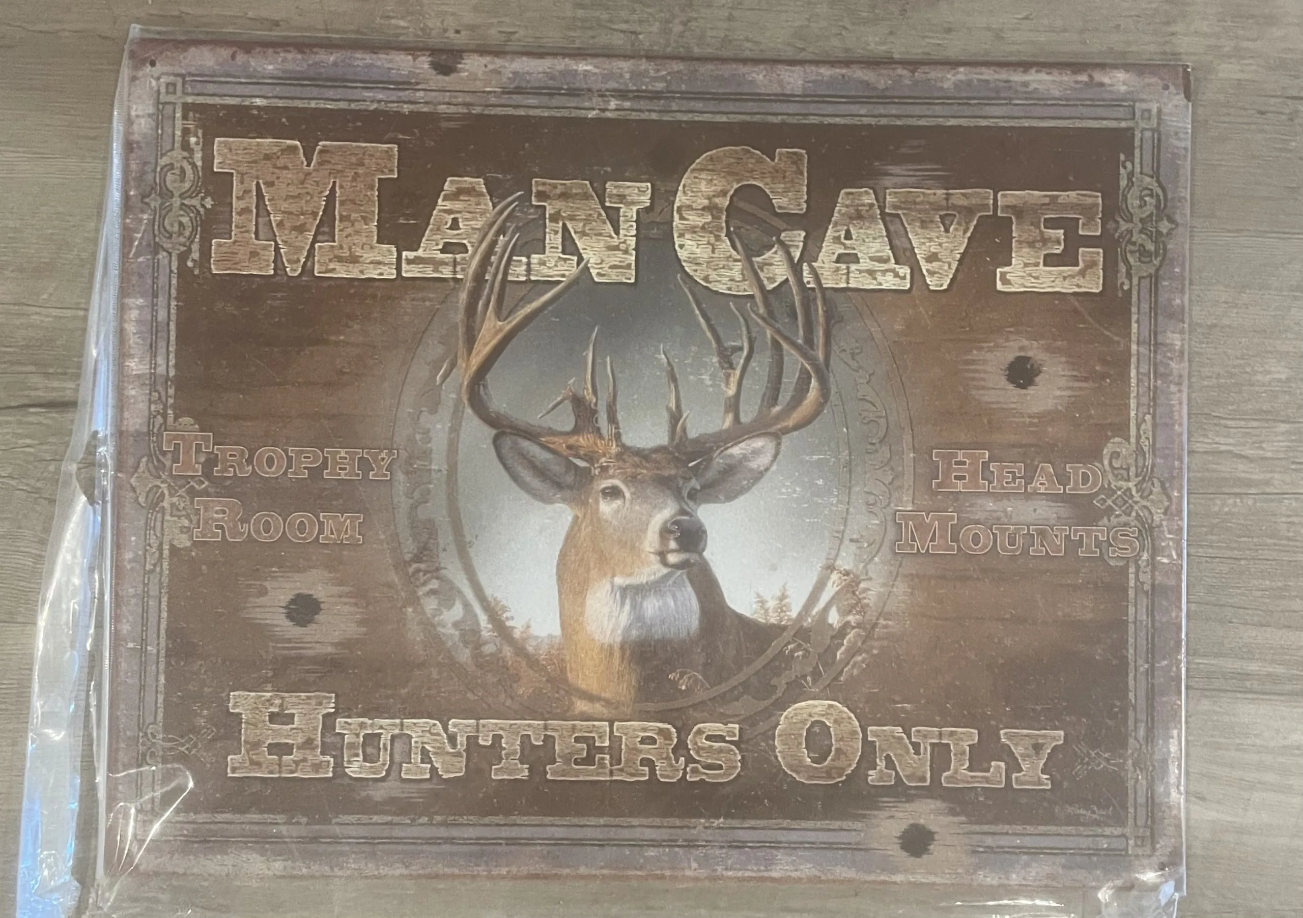 Mancave-Hunter's Only - Tin Signs Metal Sign