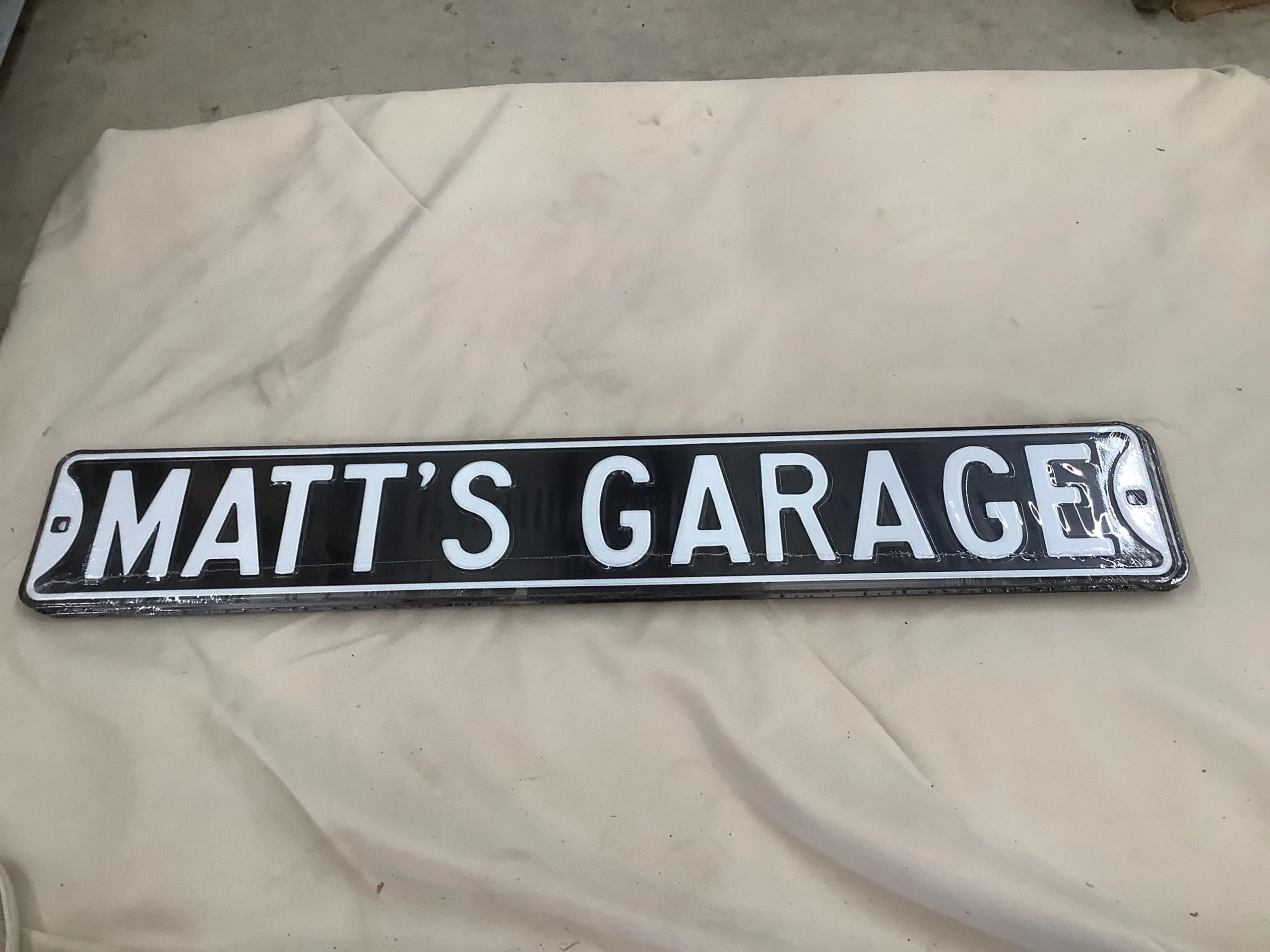 Matt’s Garage - Street Signs Metal Sign