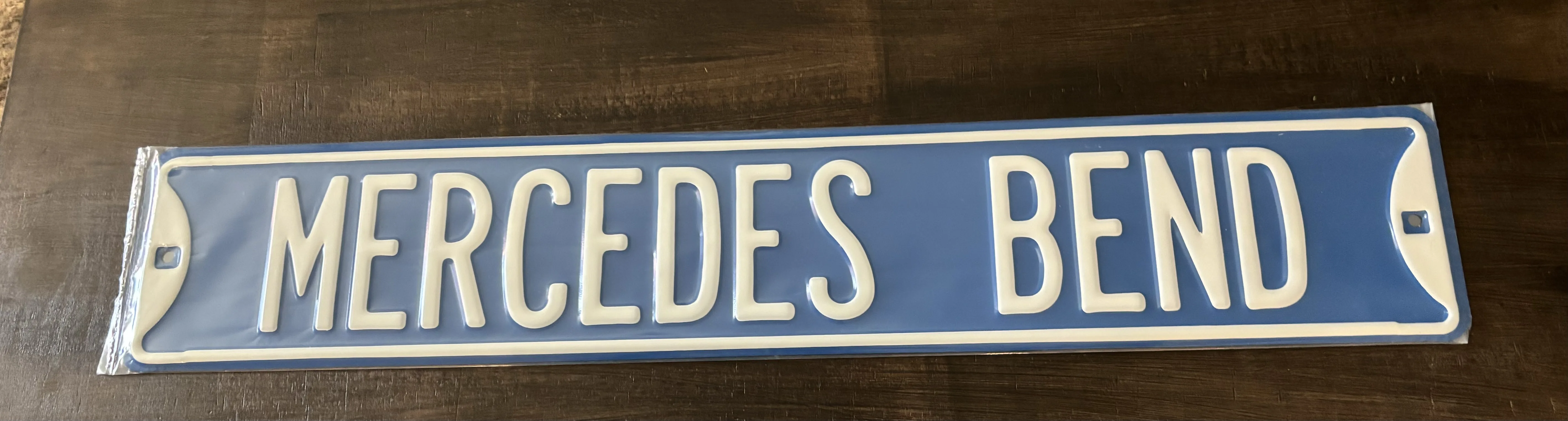 Mercedes Bend - Street Signs Metal Sign