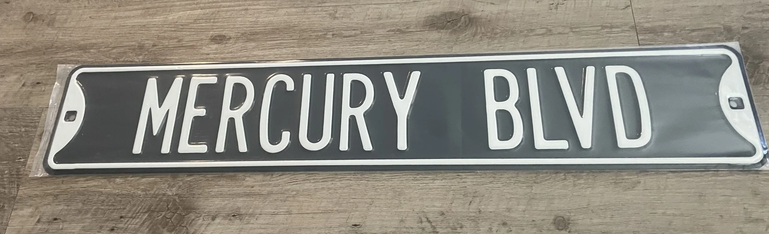 Mercury Blvd - Street Signs Metal Sign