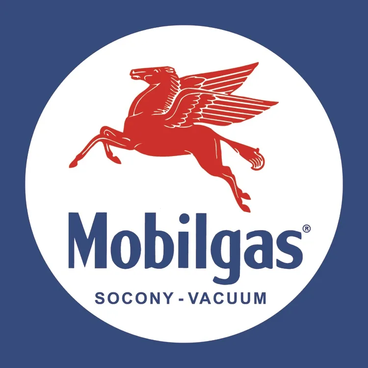 Mobil Gas (Round) - Tin Signs Metal Sign