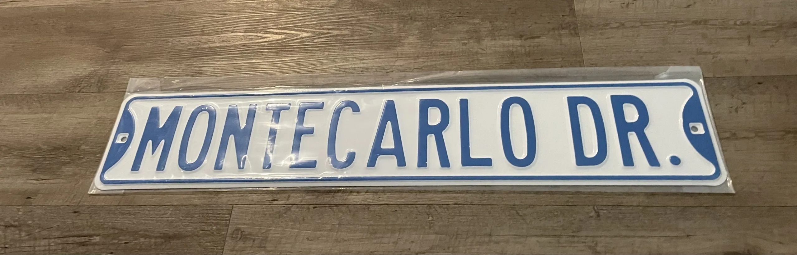 Monte Carlo Dr - Street Signs Metal Sign