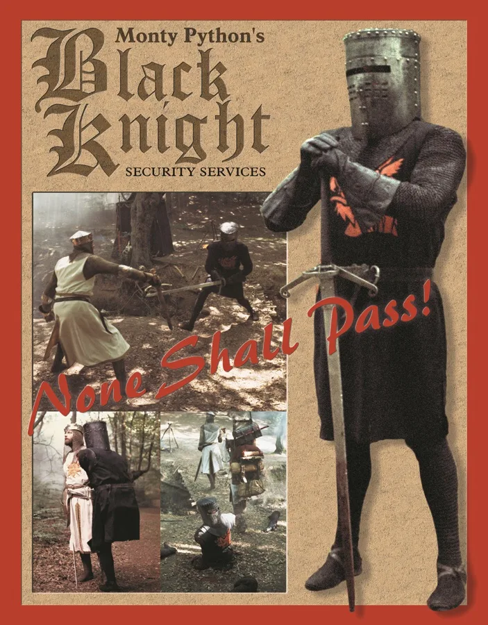 Monty Python - Black Knight - Tin Signs Metal Sign