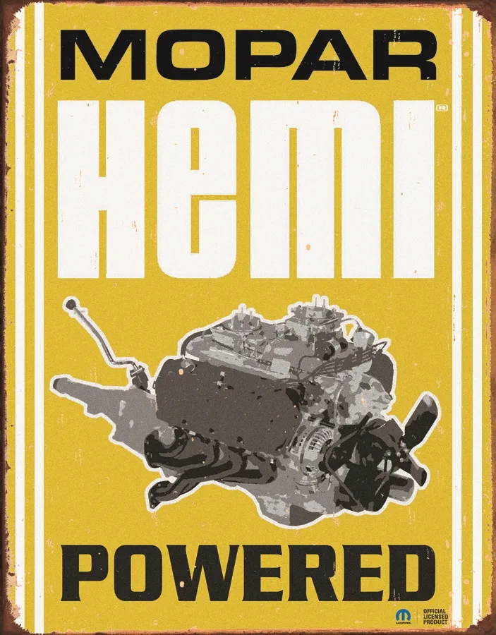 Mopar Hemi Powered - Tin Signs Metal Sign
