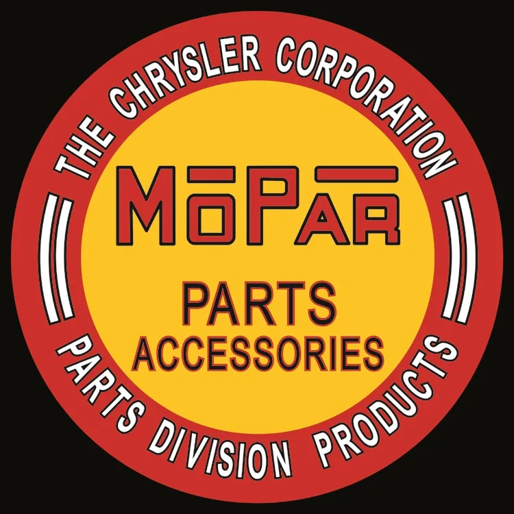 Mopar Parts Accessories (Round) - Tin Signs Metal Sign