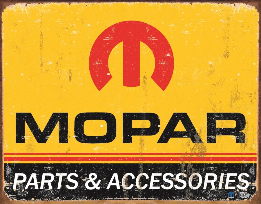 Mopar Parts And Accessories - Tin Signs Metal Sign