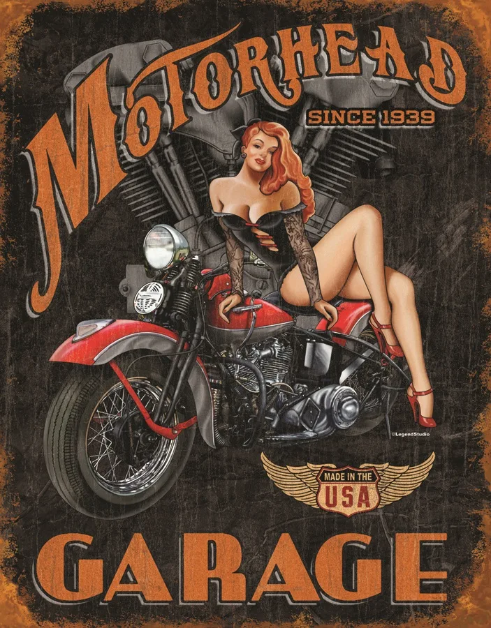 Motorhead Garage - Tin Signs Metal Sign