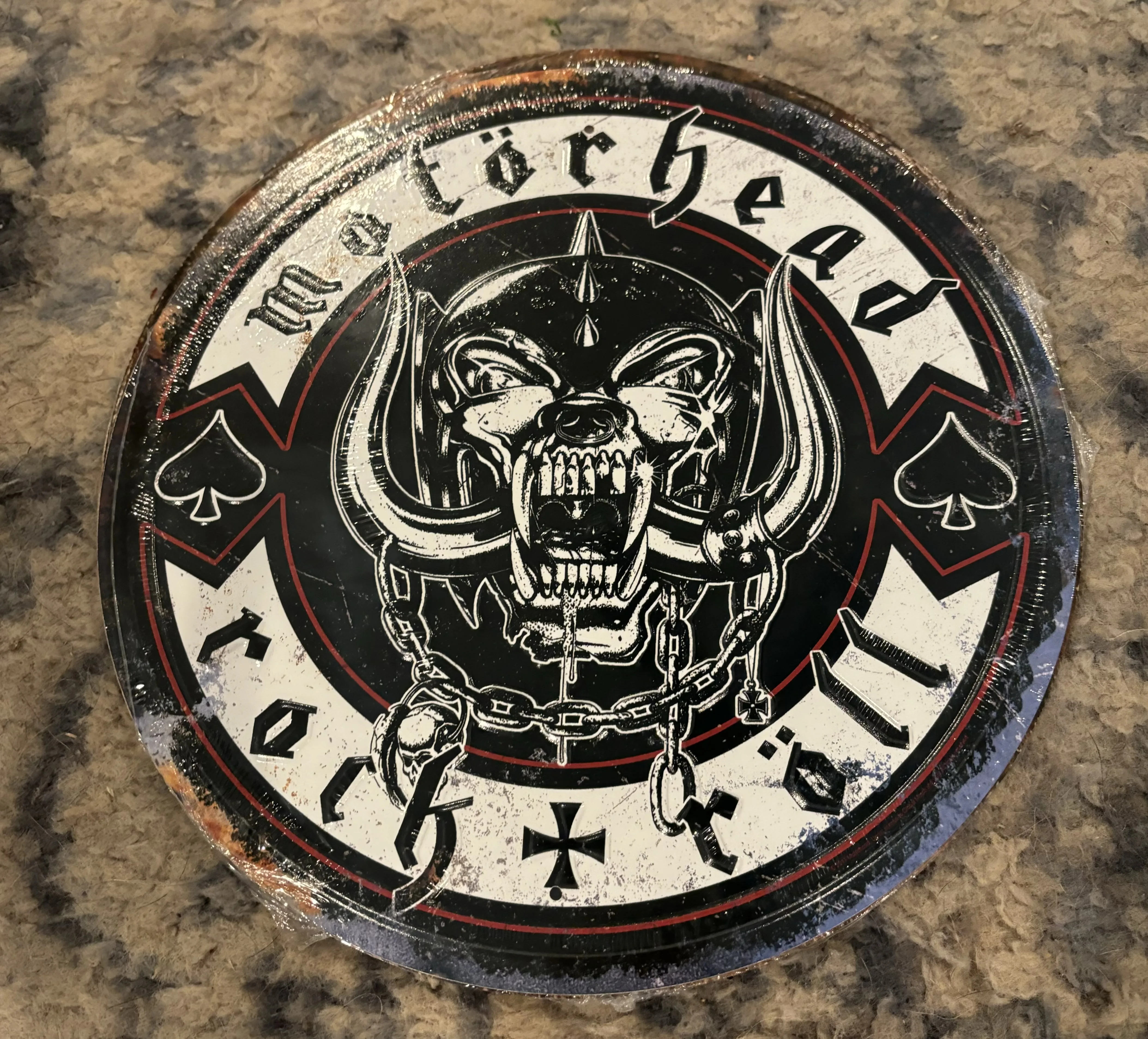 Motorhead-Rock-N-Roll (Round) - Misc Metal Sign