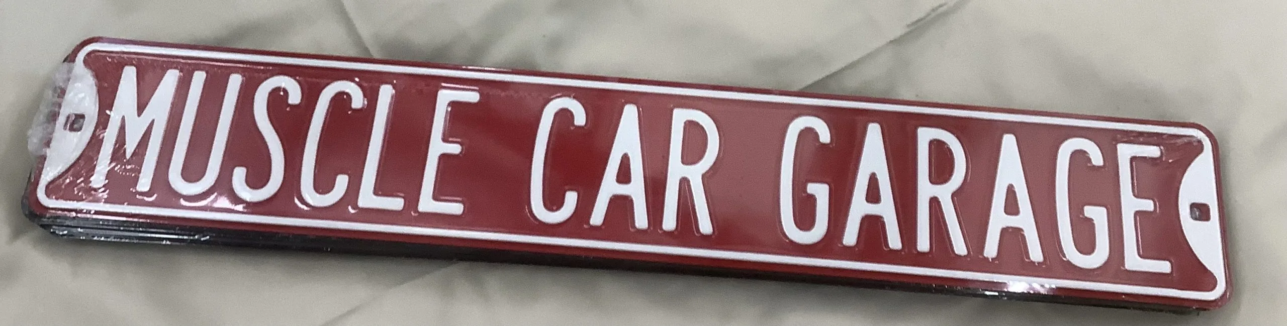 Muscle Car Garage - Street Signs Metal Sign