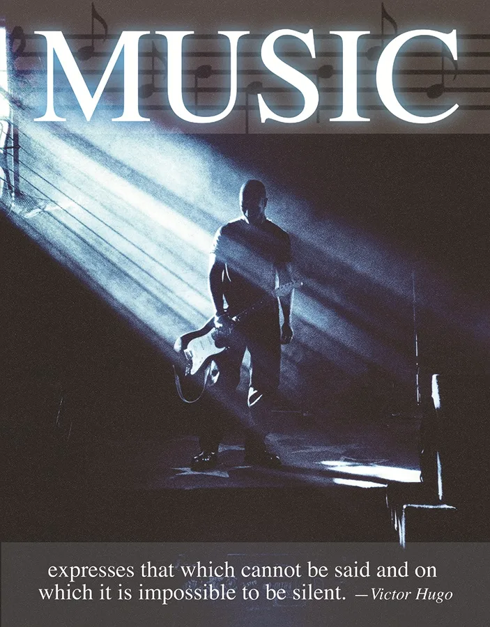 Music - Expresses That Which Cannot Be Said And On Which It Is Impossible To Be Silent - Tin Signs Metal Sign