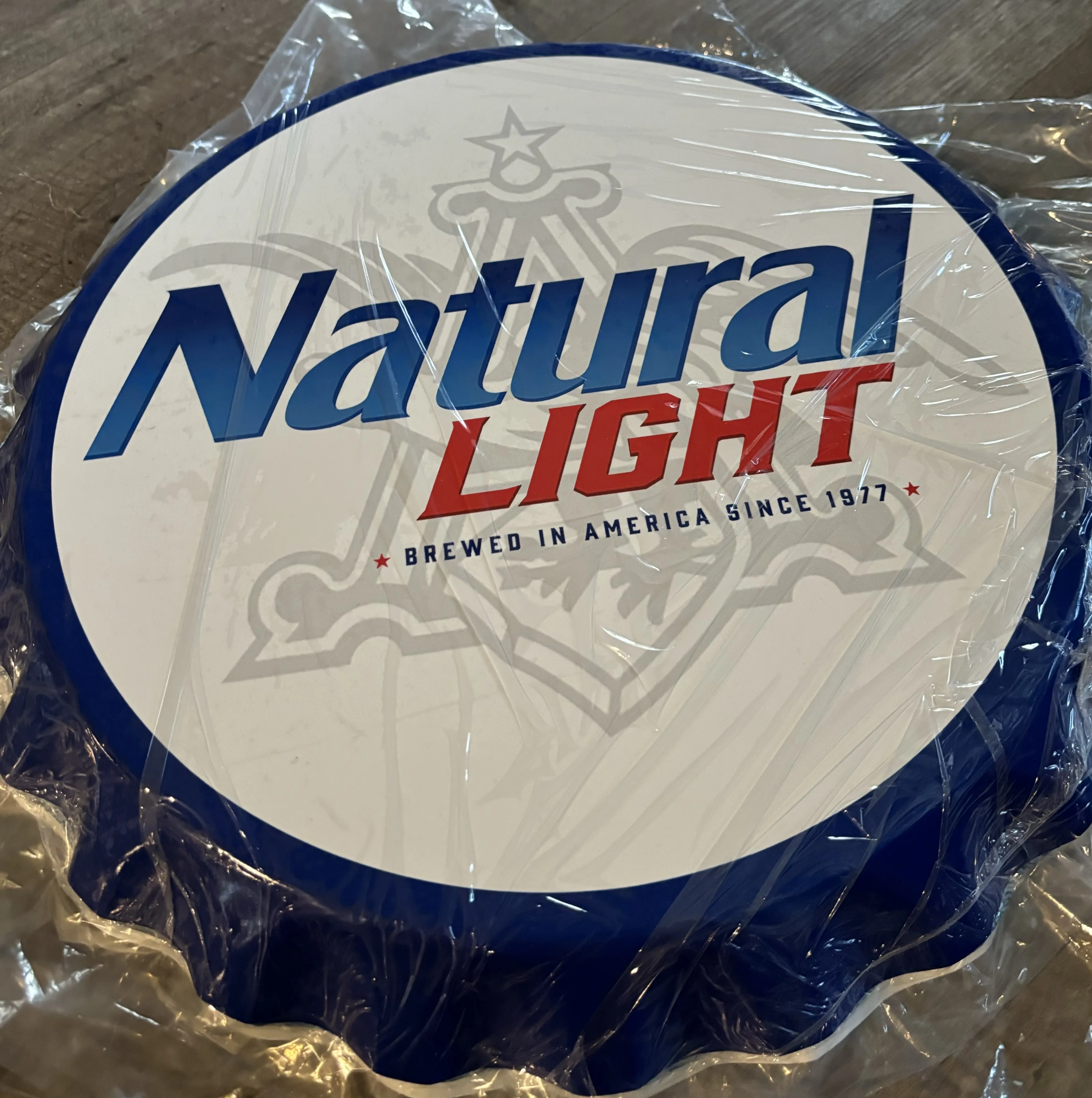 Natural Light Bottle Cap - Bottle Caps Metal Sign