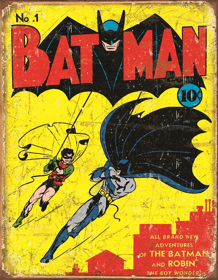 No 1 Batman 10 Cents - Tin Signs Metal Sign