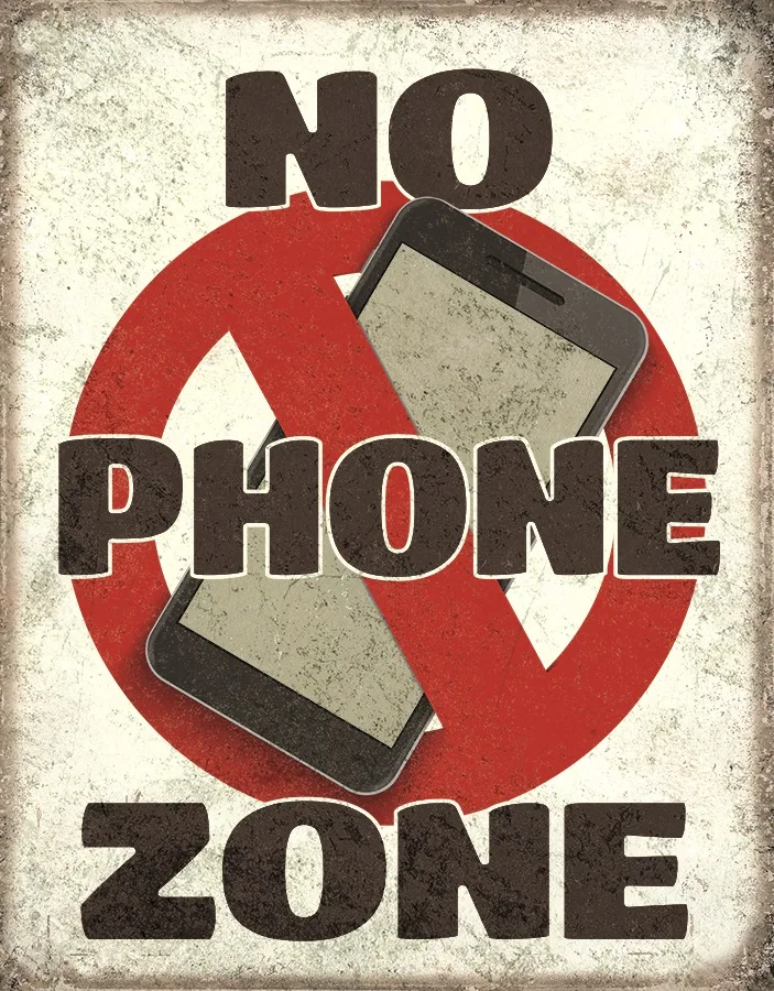 No Phone Zone - Tin Signs Metal Sign