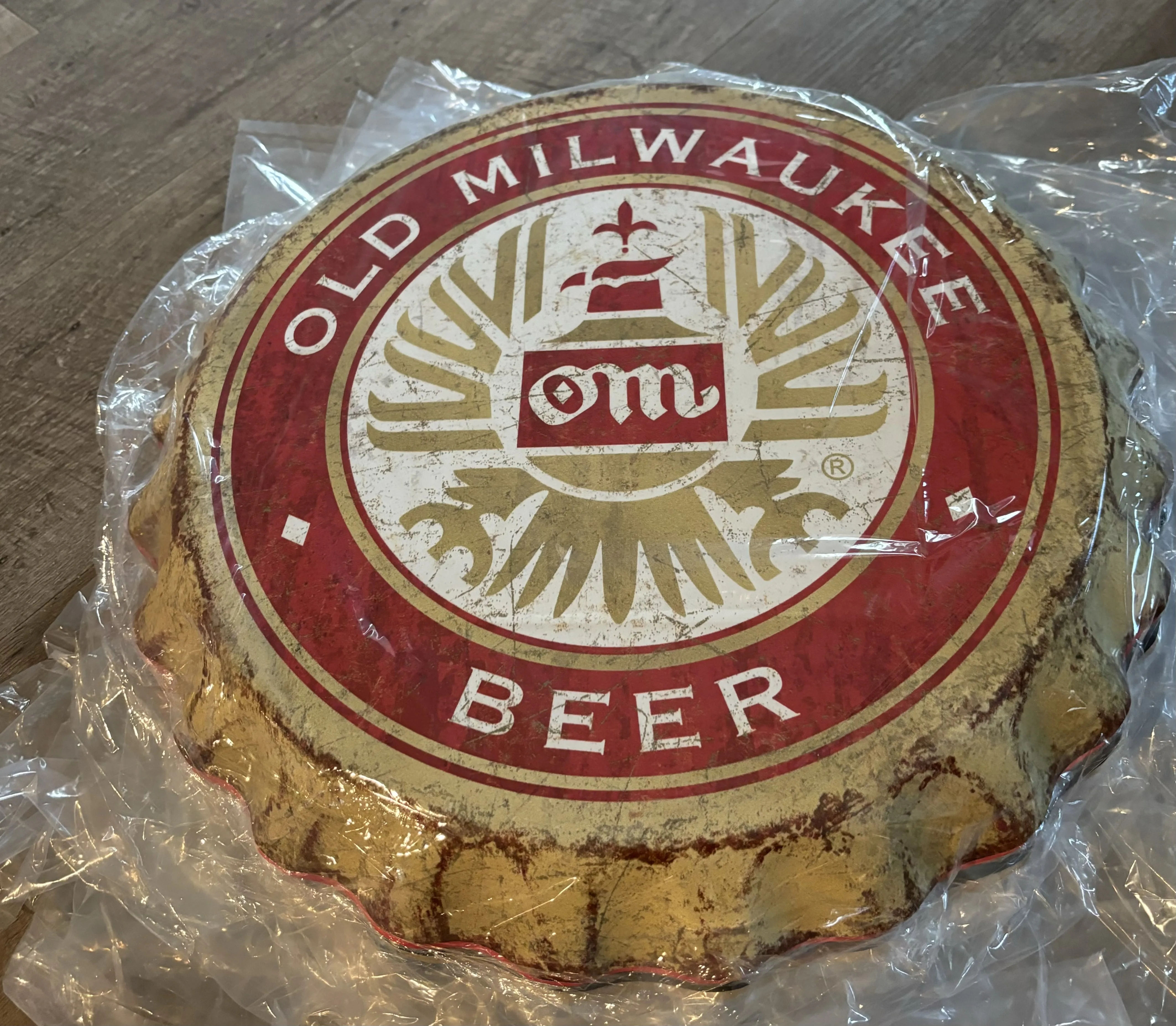 Old Milwaukee Bottle Cap - Bottle Caps Metal Sign