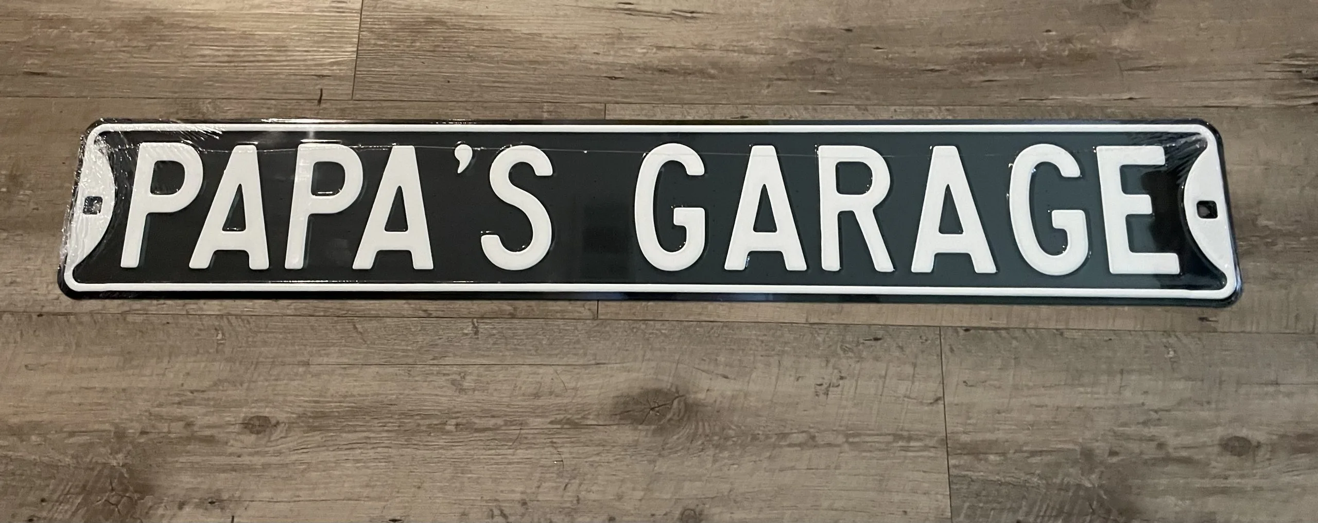 Papa's Garage - Street Signs Metal Sign