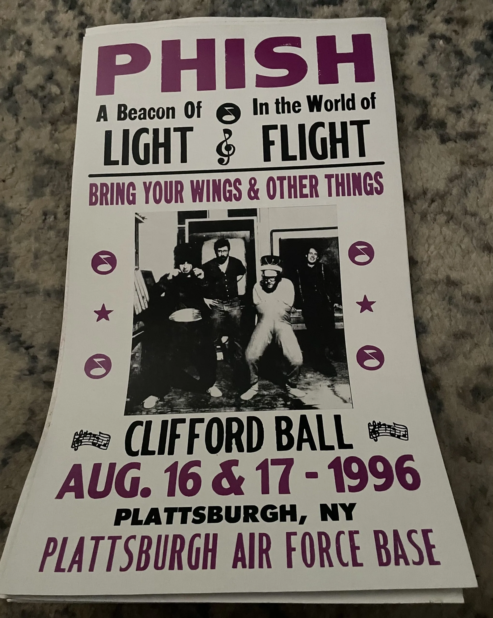 Phish-A Beacon Of Light-In The World Of Flight - Concert Posters Metal Sign