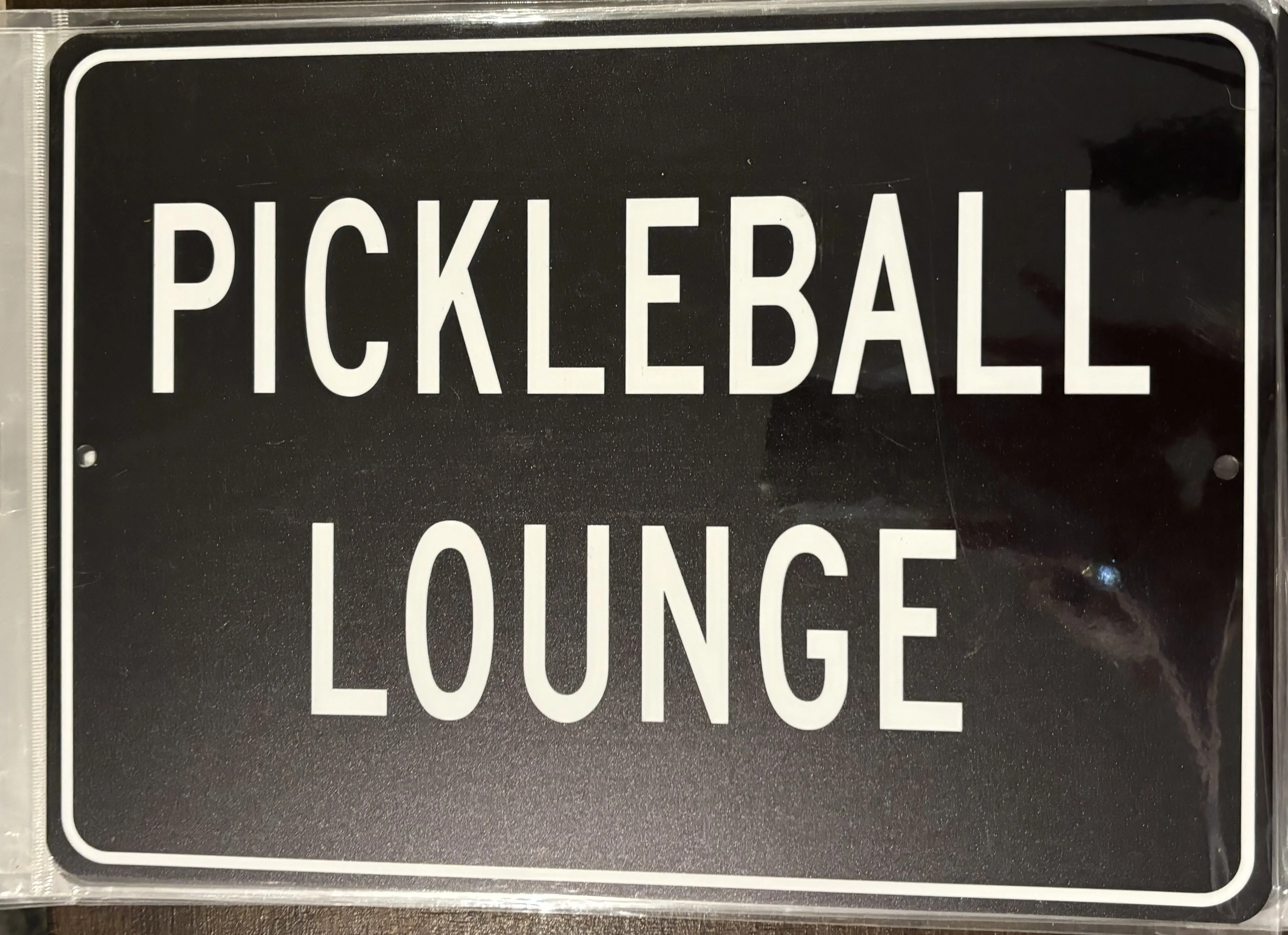 Pickleball Lounge - Aluminum Signs Metal Sign