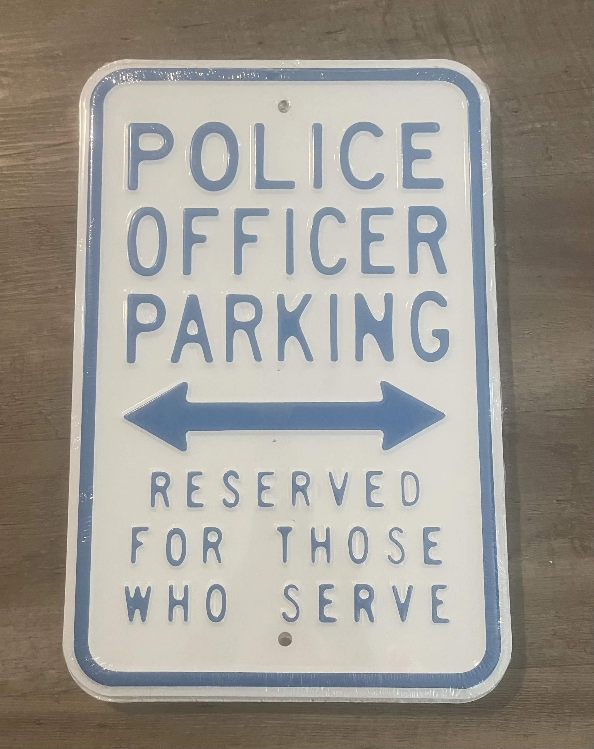Police Officer Parking Reserve For Those Who Serve - Parking Signs Metal Sign