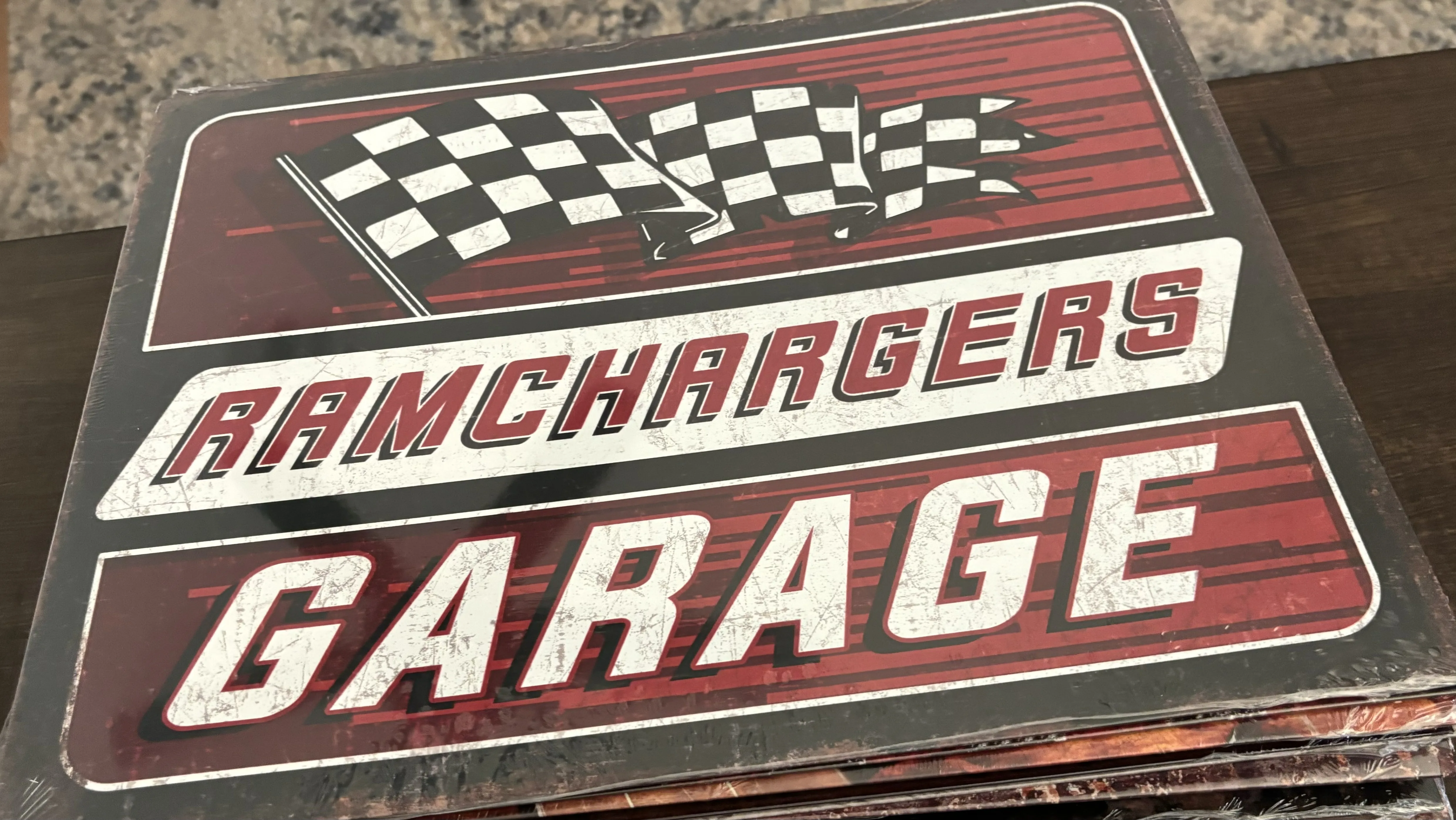 Ram Chargers Garage - Tin Signs Metal Sign