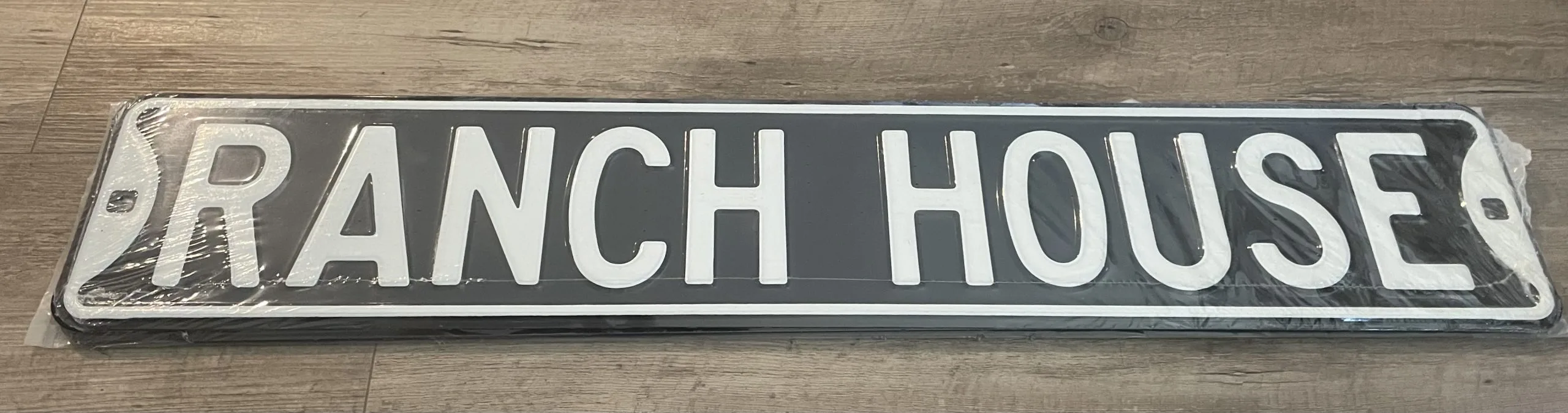 Ranch House - Street Signs Metal Sign