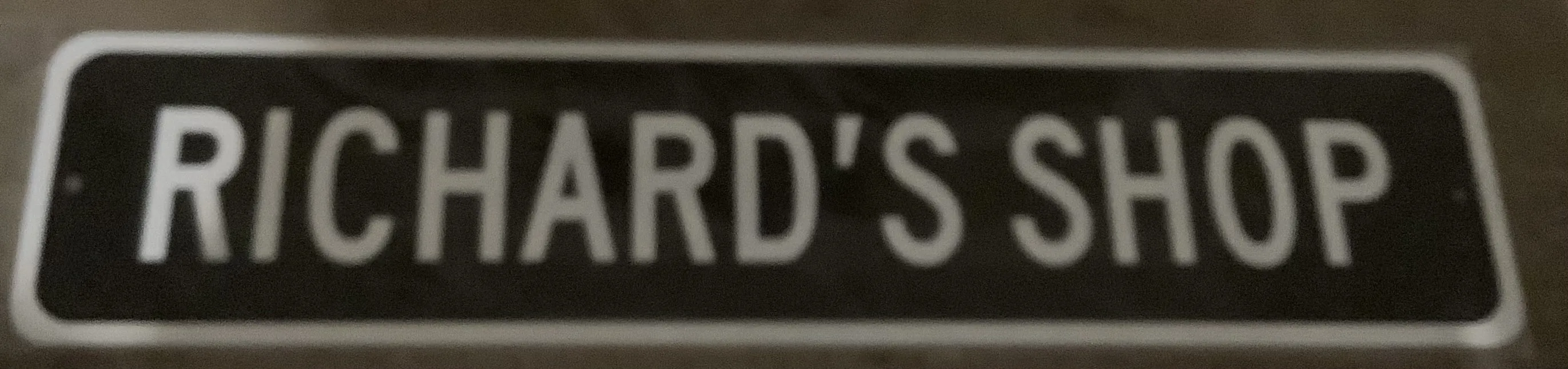 Richard's Shop (Aluminum) - Aluminum Signs Metal Sign